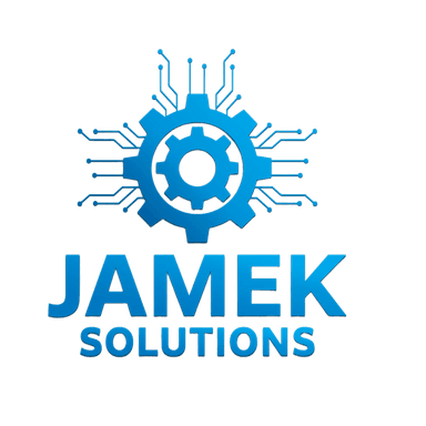 Logo oficial da JAMEK Automação Industrial.